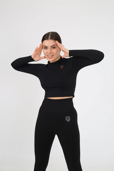Sportonex SO22F005 Seamless Kadın Crop - Resim 3