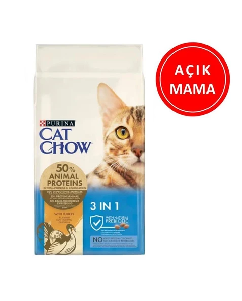 Purina Cat Chow Hindili Yetişkin Kedi Maması 1 kg AÇIK ürün görseli 1