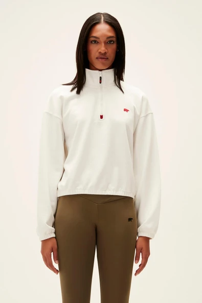 Bad Bear 22.04.12.004-C04 Scarlette Half Zip Kadın Sweatshirt ürün görseli 1