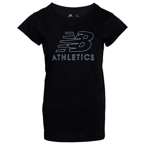 New Balance WPS003-BK Athletics Kadın Tişört ürün görseli 1