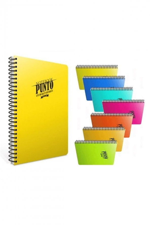 Punto Spiral Pp Kapak Defter (a4) 120 Yaprak ( Kareli ) ürün görseli 1