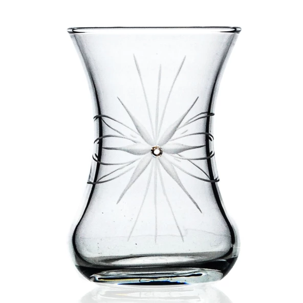 Decocia S03 6lı Çay Bardağı 135cc Mira Desenli ürün görseli 1