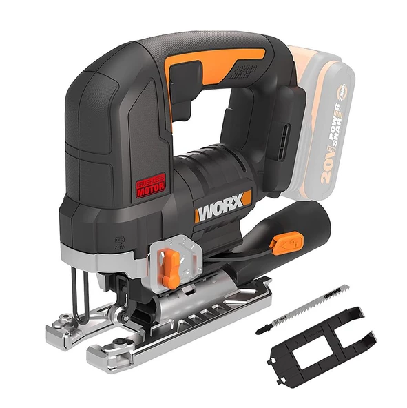 WORX WX542.9 20Volt Profesyonel Kömürsüz Dekupaj Testere (Akü Dahil Değildir) ürün görseli 1