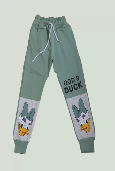 DaisyDuck Yeşil Eşofman Takım - Resim 3