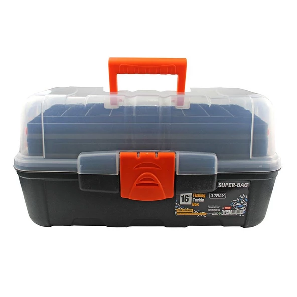 Super Bag 16" Fishing Tackle Box - Resim 2