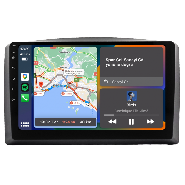 Mercedes Vito Android Multimedya Sistemi (2018-2022) CRV-4344X - Resim 5