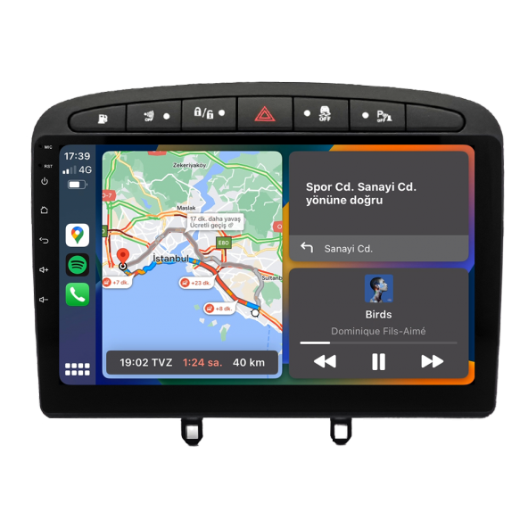 Peugeot 308 Android Multimedya Sistemi (2008-2013) - Resim 5