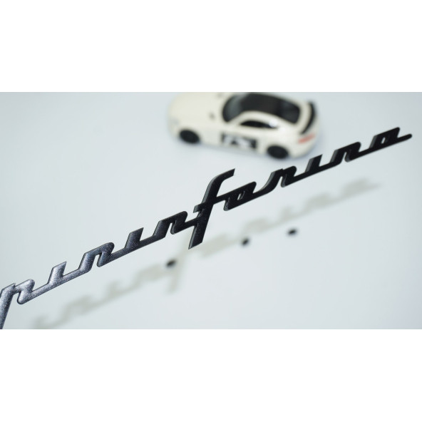 DK Tuning Maserati Pininfarina Çamurluk Yanı Siyah ABS Amblem Arma ürün görseli 1