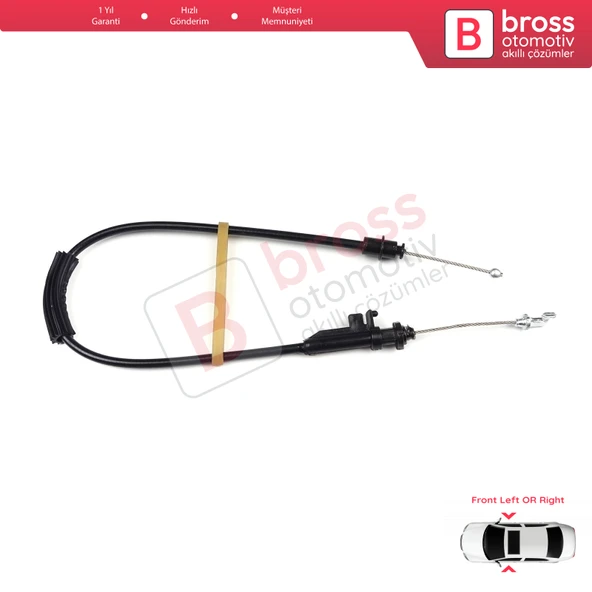 VW Passat B6 B7 2005-2015 CC 3C8837017A için Ön Sağ veya Sol Dış Kapı Kilidi Açma Teli ürün görseli 1