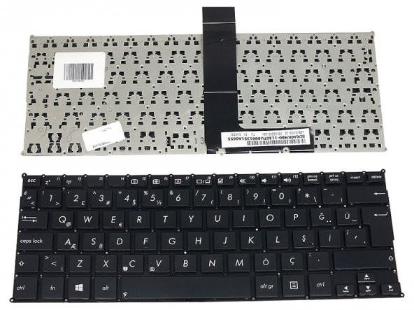 Asus VivoBook X200Ca R200CA Notebook Klavyesi - Siyah - TR ürün görseli 1