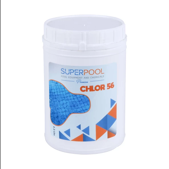 SPP Superpool Superchlor 56 Toz Klor 56 GR 1 KG Premium Havuz Kimyasalı ürün görseli 1