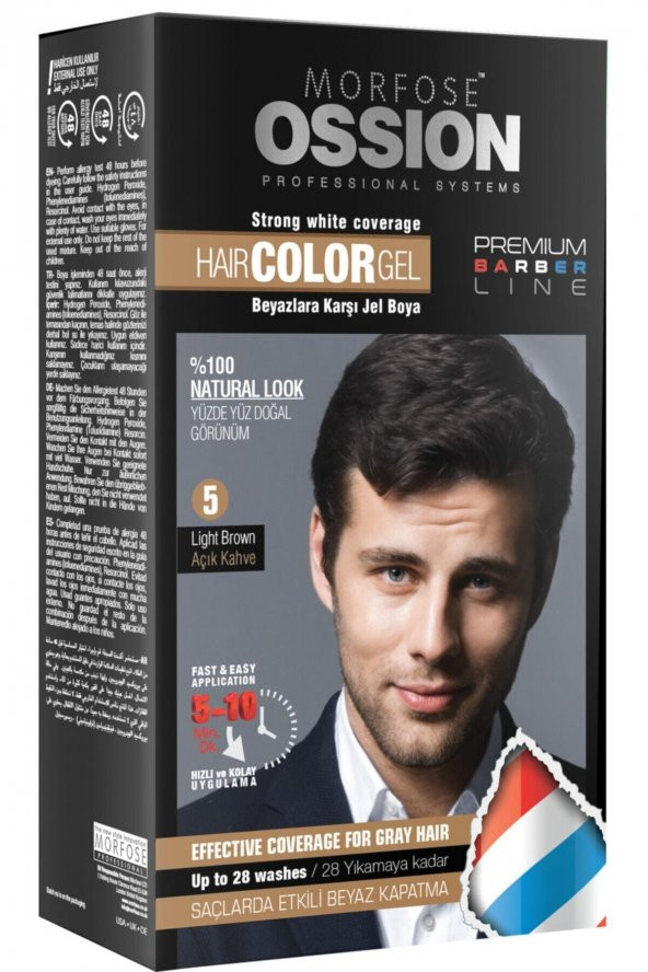 Morfose Ossion Premium Erkek  Jel Boya Açık Kahve 5 ürün görseli 1