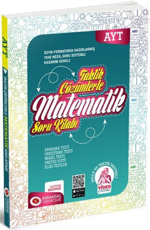 AYT Matematik Taktik Çözümlerle Soru Kitabı Karaağaç Yayınları ürün görseli 1