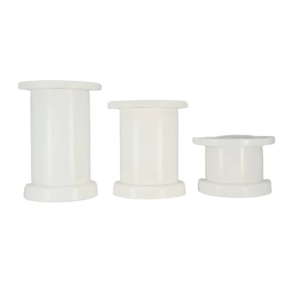 5 CM 50 LİK PLASTİK BEYAZ YUVARLAK AYAK ( 4 ADET) ürün görseli 1