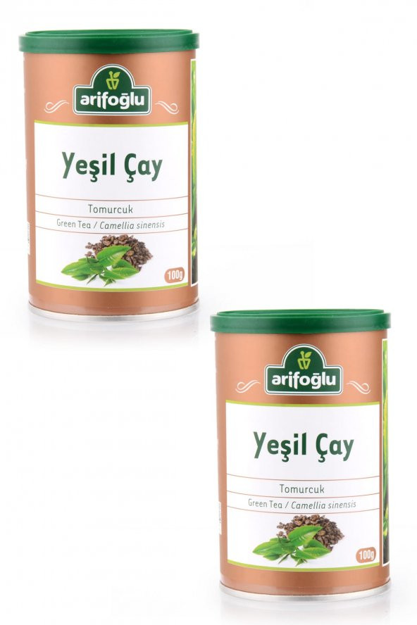Yeşil Çay (Tomurcuk) (Teneke Kutu) 100g (2 Adet) ürün görseli 1