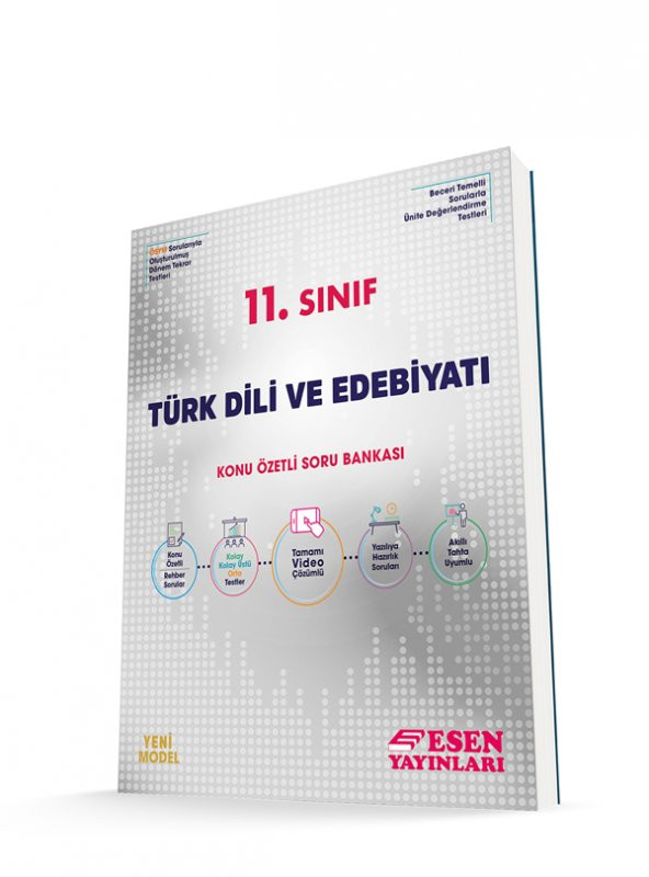 Esen 11. Sınıf Türk Dili Ve Edebiyatı Konu Özetli Soru Bankası 2023 ürün görseli 1