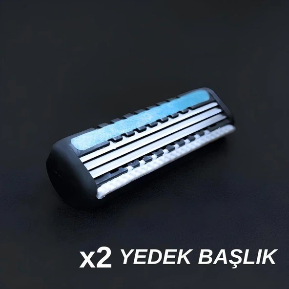 Wilkinson Xtreme 3 - Sistem Tıraş Bıçağı Sapı + 2 Yedek Başlık - Resim 2