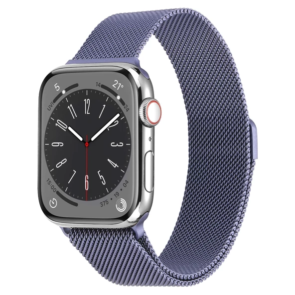 Apple Watch 7 45mm KRD-01 Metal Kordon - Resim 10