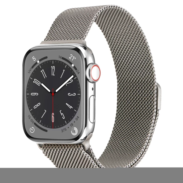 Apple Watch 7 41mm KRD-01 Metal Kordon - Resim 11