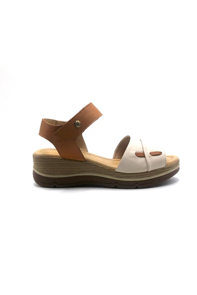 Venüs 2313402 Kadın Deri Sandalet - Resim 4