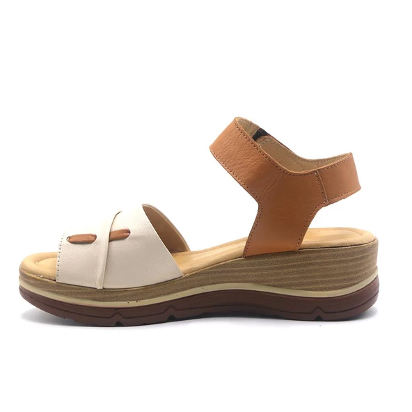 Venüs 2313402 Kadın Deri Sandalet - Resim 3