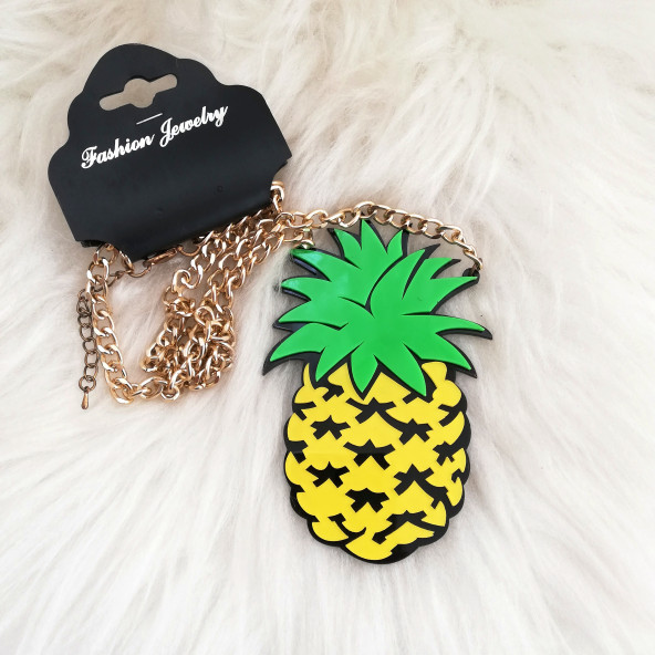 Büyük Ananas Kolye ürün görseli 1