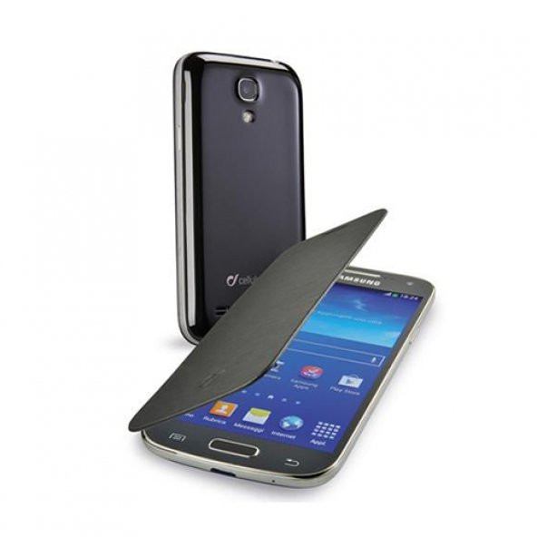 Samsung Galaxy S4 Mini Cellular Line Flip Book Kılıf Siyah - BACKBOOKGALS4MINBK (Outlet) ürün görseli 1