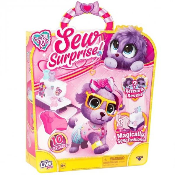 Scruff a Luvs Moda Oyun Seti Mor CRU06000-30168-1 - Resim 2