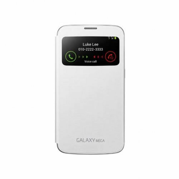 Samsung i9200 Galaxy Mega Orjinal S View Cover Kılıf - Beyaz EF-CI920BWEGWW (Outlet) ürün görseli 1