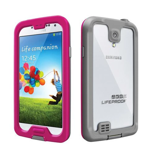 Samsung Galaxy S4 LifeProof Ultra Koruma Kılıfı - Pembe-Gri ürün görseli 1