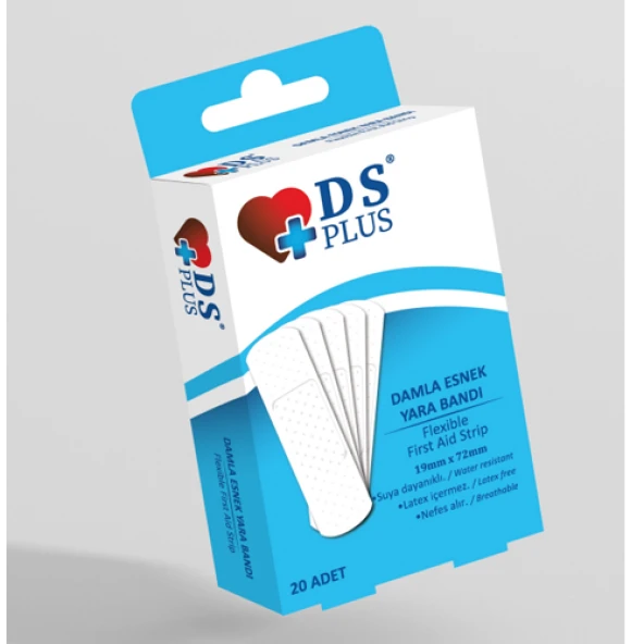 DS PLUS ESNEK  YARA BANDI 20 ADET 1 PAKET ürün görseli 1
