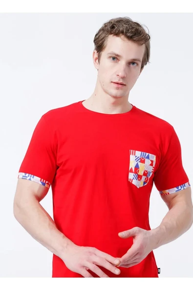 Bad Bear 22.01.07.020-C54 Flag Pocket Erkek Tişört ürün görseli 1