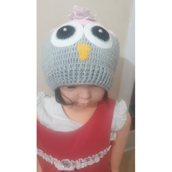 Kız Bebek 5 Yaş Atkı Bere Takımı ürün görseli 1
