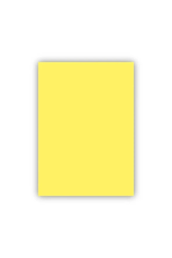 Mondi Fon Kartonu 50x70 Cm 120 Gram Sarı Fon Kartonu (100 Lü Paket) ürün görseli 1