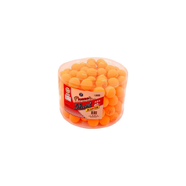 Masis Pinpon Topu Pioneer Turuncu Pinpon Topu (144 Lü Paket) ürün görseli 1