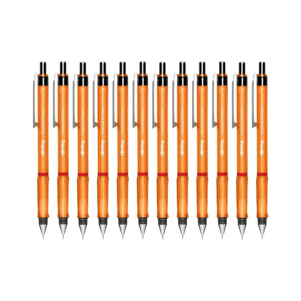 Rotring Versatil Kalem Visuclick 0.7 MM Turuncu Uçlu Kalem (12 Li Paket) ürün görseli 1