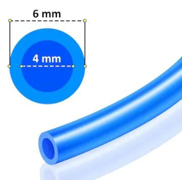 Fdm Hava Hortumu 4 mm (1 Metre) - Resim 3