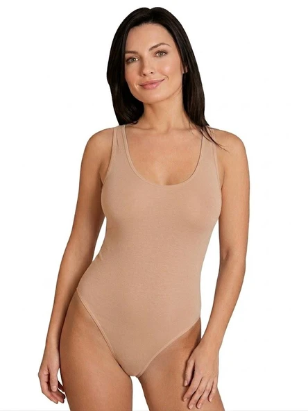 İmer Bayan Geniş Askılı Modal Çıtçıtlı Body 9252 - Resim 3