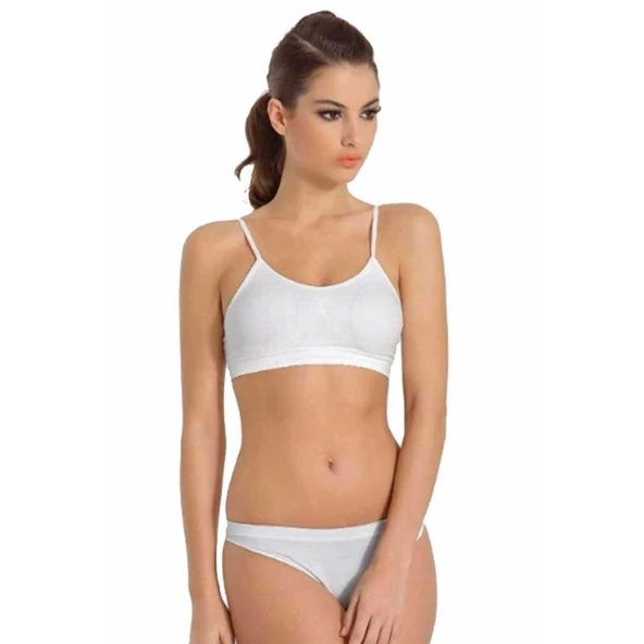 Miss Fit 11003 Kadın İnce Askılı Kaplı Büstiyer Sütyen ürün görseli 1