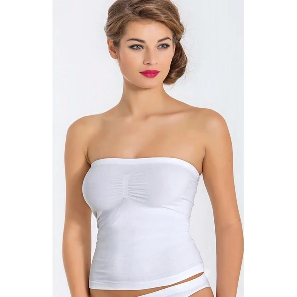 Miss Fit 11040 Büzgülü Straples Korse ürün görseli 1