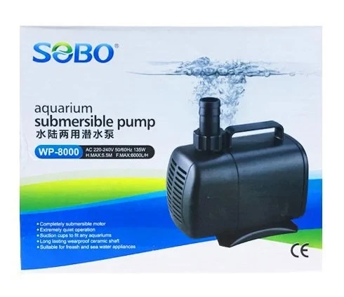 Sobo Akvaryum Sump Motoru 135 W 6000 LT/SAAT WP-8000 ürün görseli 1