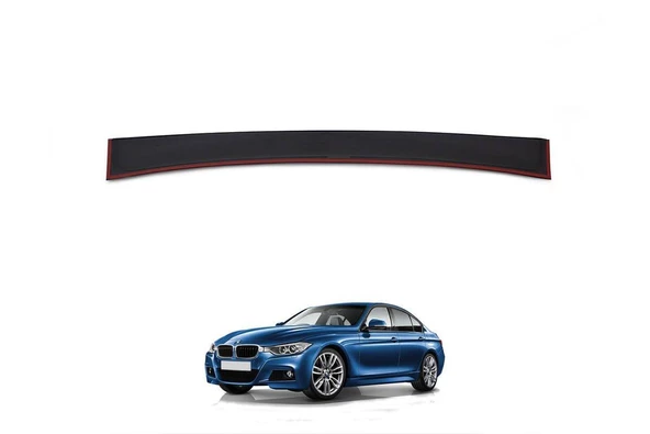 BMW F30 Cam Üstü Spoiler Piano Black 2011-2019 Arası ürün görseli 1