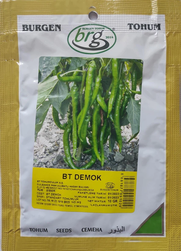 BT Demok Demre Biber Tohumu 10 gr ürün görseli 1