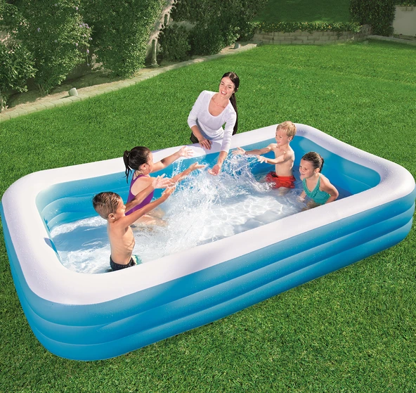 Bestway 54009 305x183x56 cm Jumbo Dikdörtgen Şişme Havuz ürün görseli 1