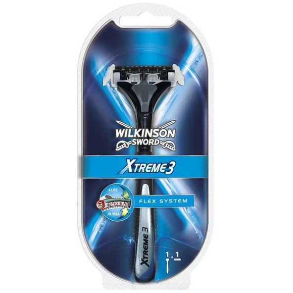 Wilkinson Xtreme 3 - Sistem Tıraş Bıçağı Sapı + 1 Yedek ürün görseli 1