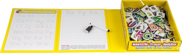 Manyetik Tablet İngilizce Seti 8418 - Resim 4
