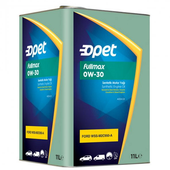 Opet Fullmax 0W-30 ACEA C2 DPF Sentetik Motor Yağı 11 Litre Teneke ürün görseli 1