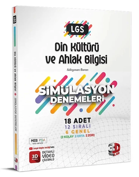LGS 3D Simülasyon Din Kültürü ve Ahlak Bilgisi ürün görseli 1