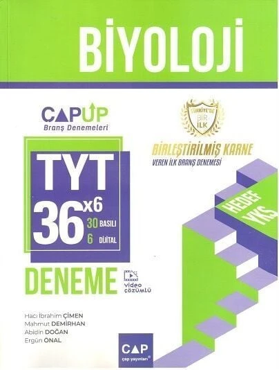 Çap Yayınları TYT Biyoloji 30 x 6 Up Deneme ürün görseli 1