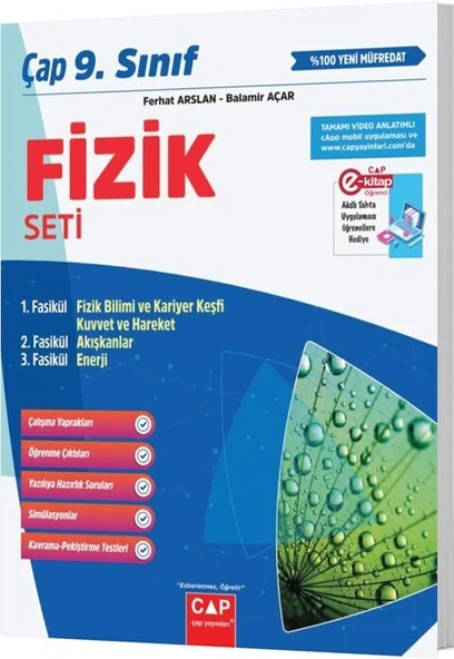 Çap Yayınları 9. Sınıf Fizik Seti - Resim 3